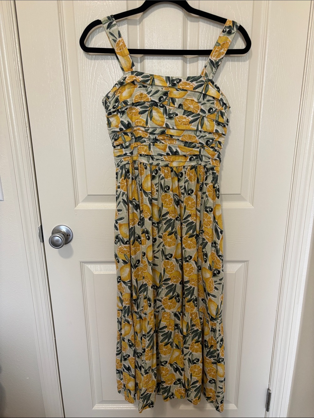 Summer Lemon Print Sundress